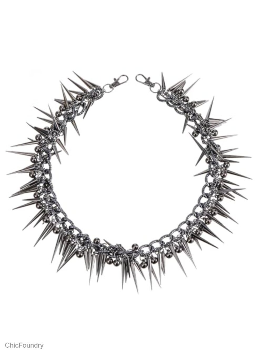 Layered Punk Spike Jeans Pants Chain Belt Wallet Key Chain